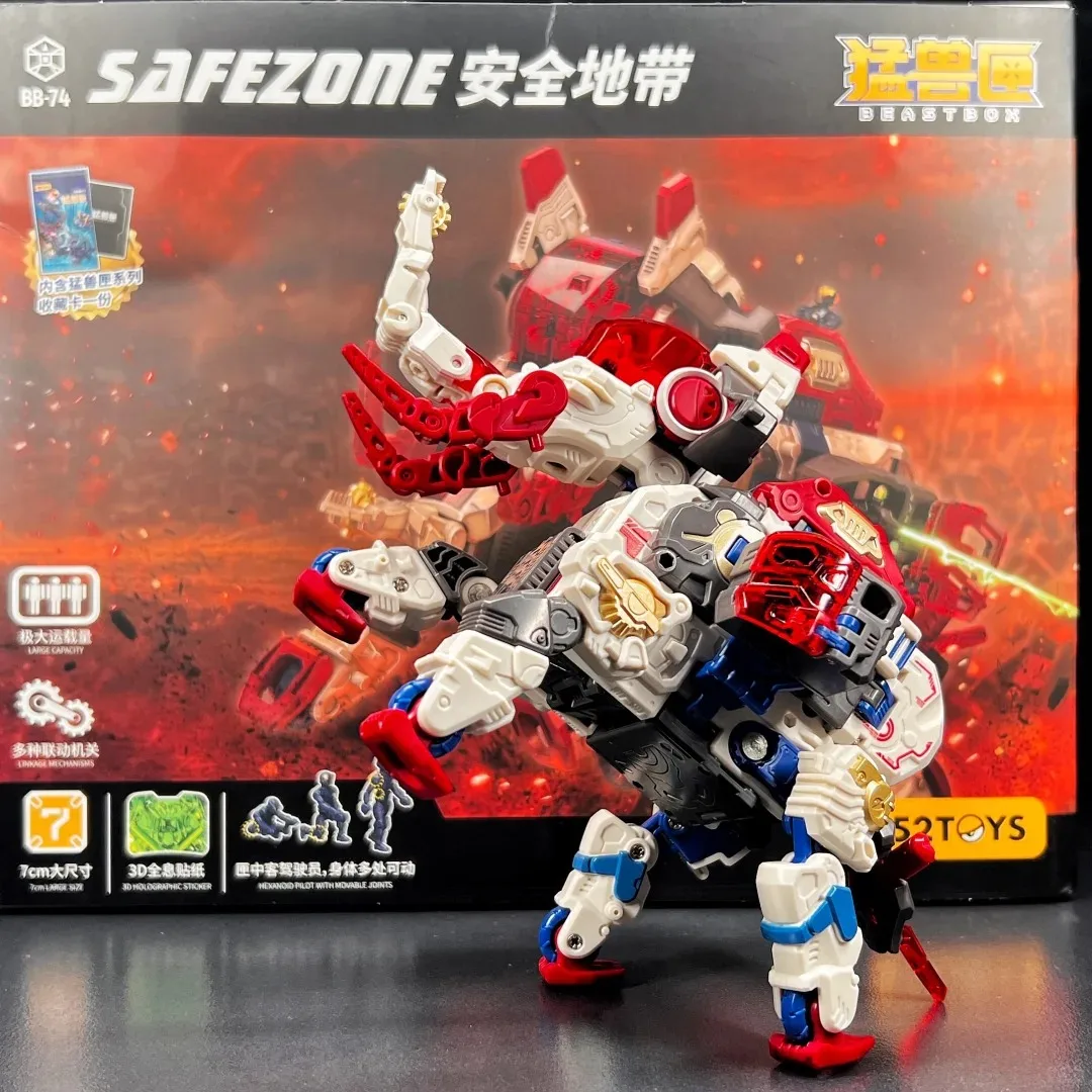 

52TOYS Beastbox BB-74 SAFEZONE 2.0 Transformation Toys Action Figure Model Collectible Robot Toys Christmas Gifts In Stock
