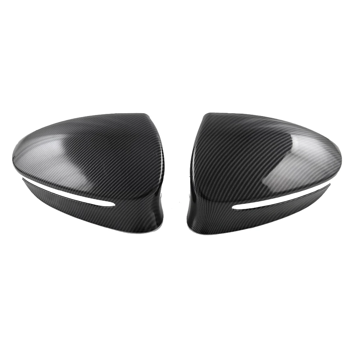 

Side Door Mirror Cap Rearview Mirror Cover Trim Protective Decoration Carbon Fiber Look for BYD