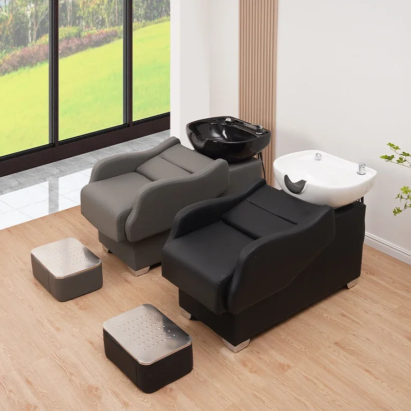 Beauty Salon Head SPA Shampoo Chair Luxury Modern Minimalist Comfortable Hair Washing Chair Silla De Lavado De Cabello Furniture