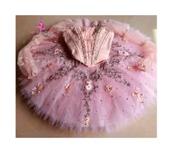 2024 New Professional high-end ballet tutu fairy doll and other roles tailored for adult children's competition dress