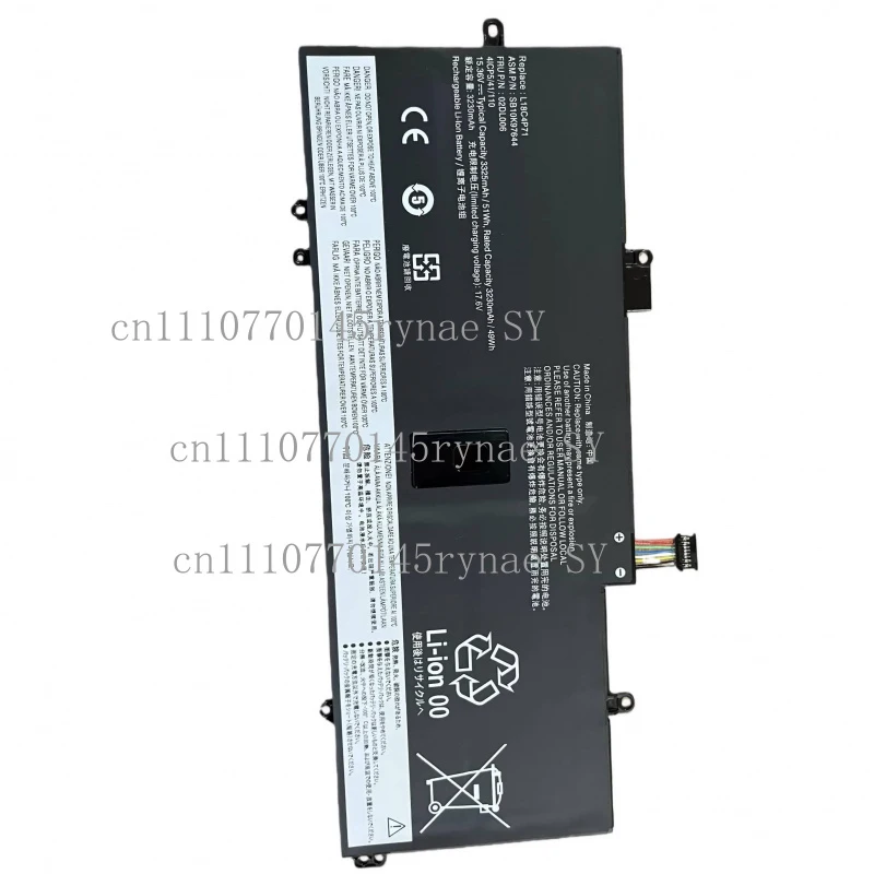 

Новая аккумуляторная батарея для ноутбука Lenovo ThinkPad X1 Carbon 7-го поколения 2019 года, 3325 мАч, L18C4P71, L18L4P71. Какие бренды аккумуляторов для ноутбуков