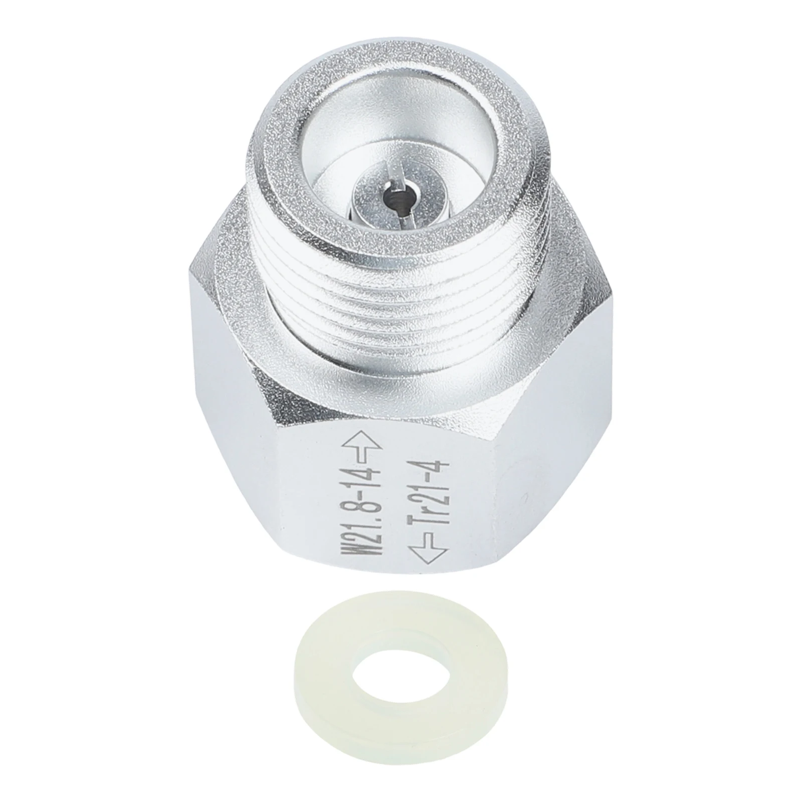 

Адаптер для газовых баллонов: резьба TR 21x4 (вход) на резьбу W21 8x1/14 (выход) – дизайн и долговечность