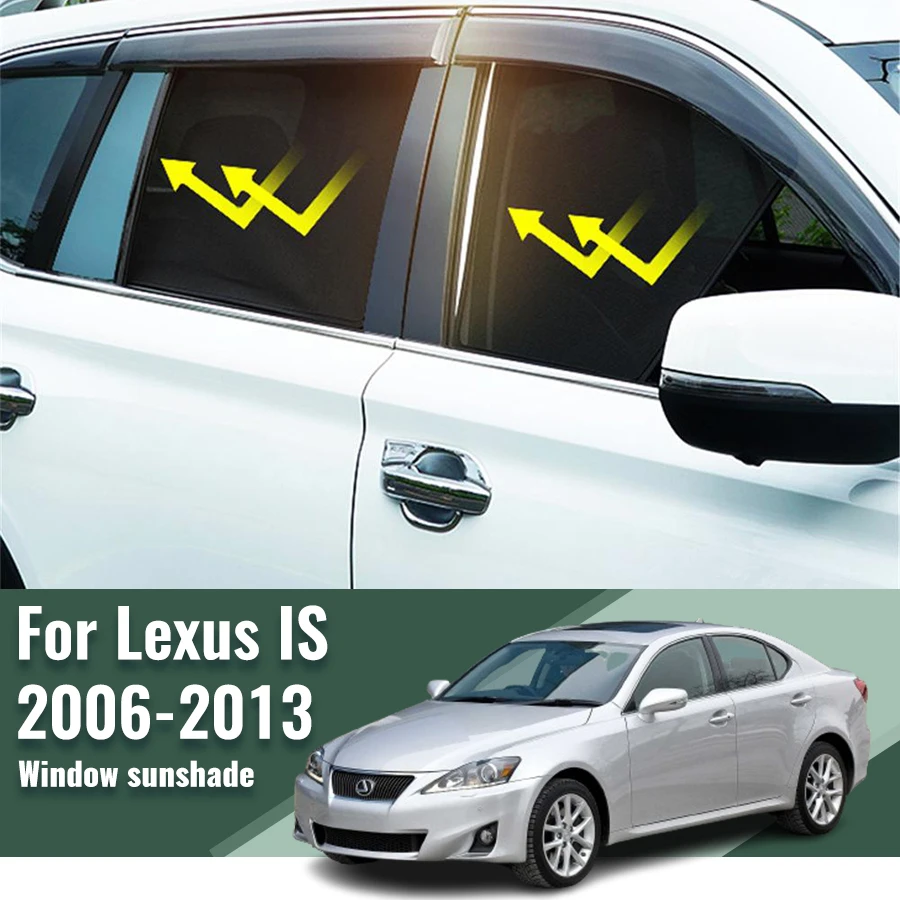 

For Lexus IS 250 350 2006-2013 Magnetic Car Sunshades Front Rear Windshield Blind Curtain Baby Side Window Sun Shade Visor