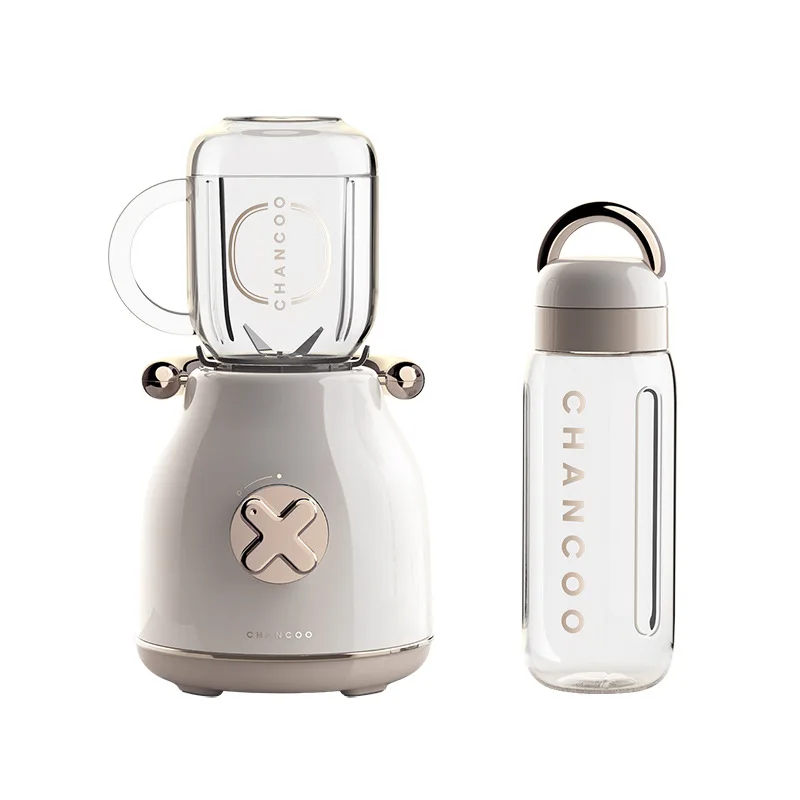 

Portable Electric Juicer Blender with Chromed High-Gross Handle Stainless Steel White Green USB Power Source 350ml Capacity