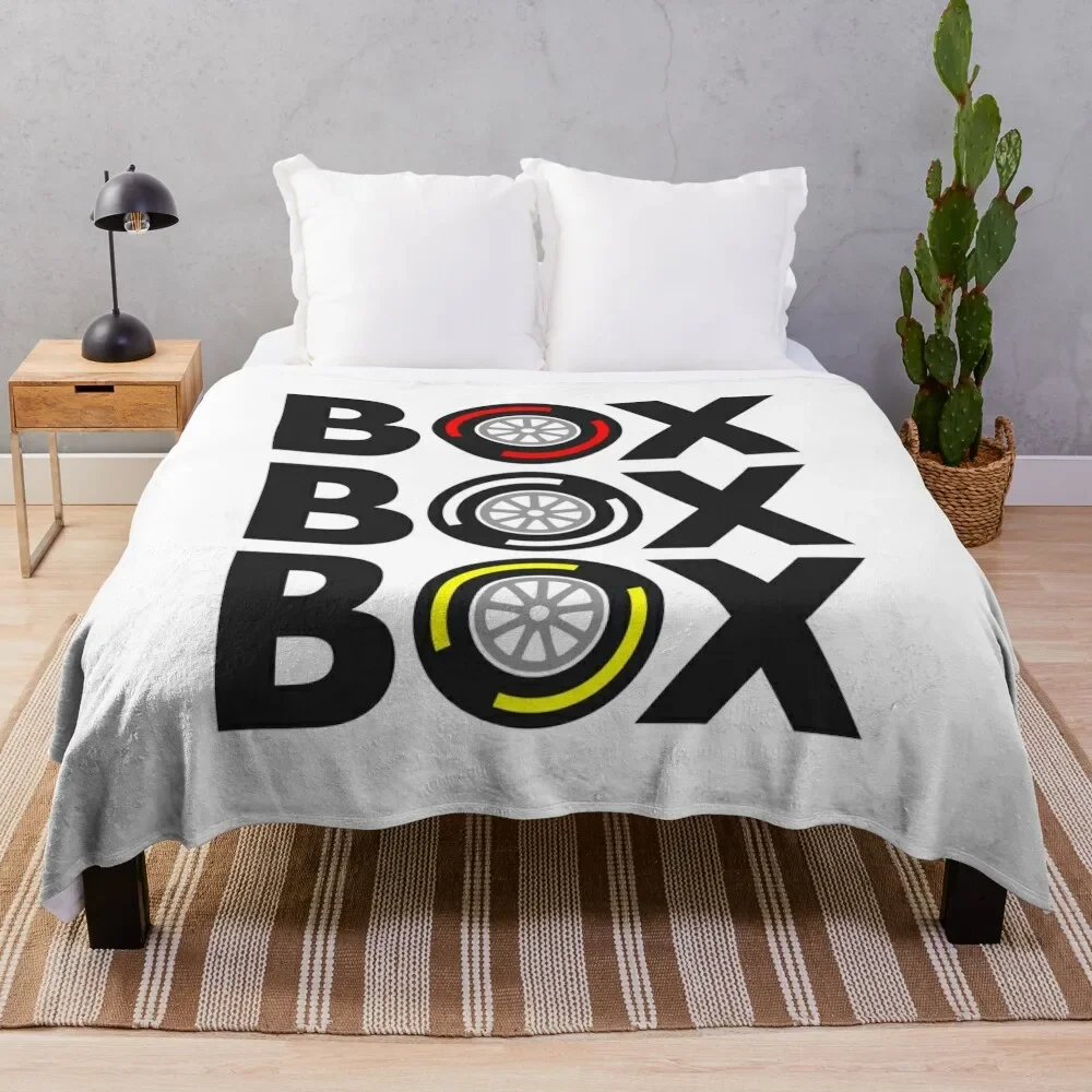 Box Box Box F1 Tyre Compound Design Throw Blanket for sofa Furry Giant Sofa Baby Blankets