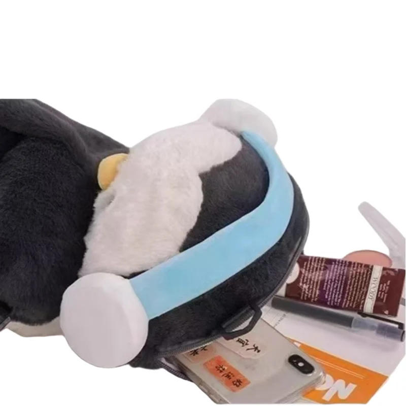 Nowa torba na imprezę High Beauty Little Penguin Lamb Cute Plush Bag Double Shoulder Small Fresh Backpack Doll Cross Shoulder Backpack