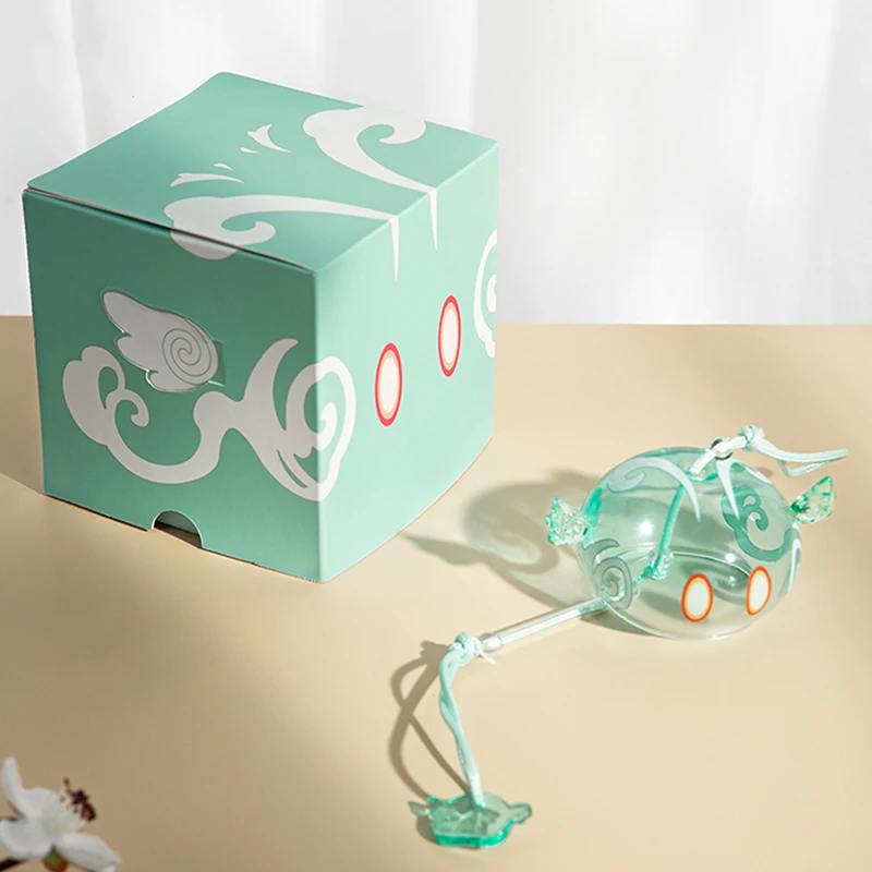 أجراس الرياح اليابانية أجراس الرياح أنيمي الوحل البورسليكات الزجاج الدقات المعلقات هدايا السنة الجديدة ديكور معلق