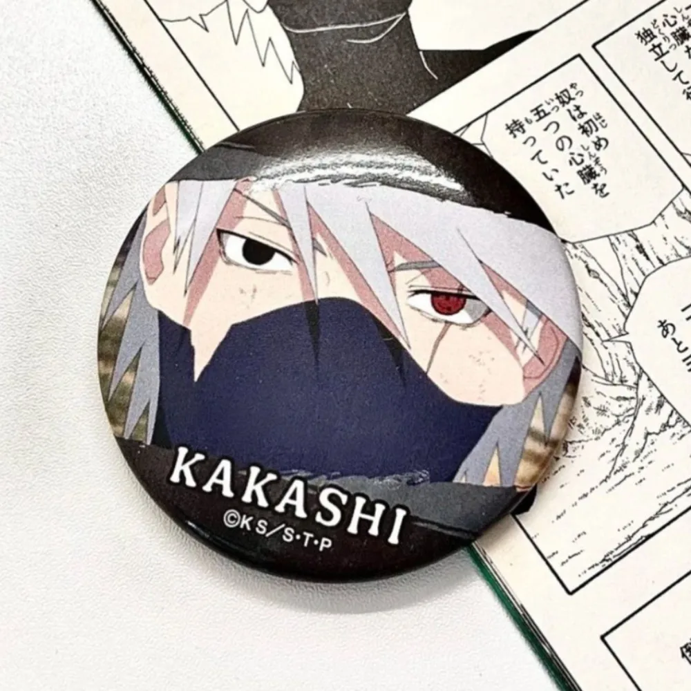 

New NARUTO Badge Hatake Kakashi Haruno Sakura Anime Peripheral Cute Originality Clothing Brooch Delicate Schoolbag Pendant