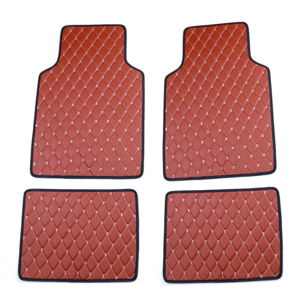 

4pcs Auto Foot Pads For KIA Optima Proceed Sorento Carens Camival Soul 5Seats Car Floor Mats Automobile Carpet Cover Car Rugs