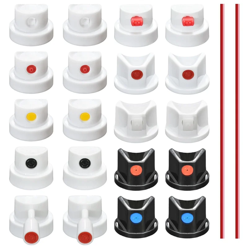 A27F-20PCS Spraying Paint Caps Sprays Can Nozzle For Home Improvement, Spraying Paint Art, Street Art Tips