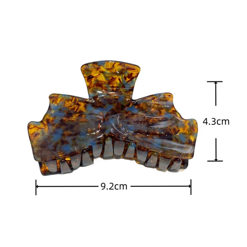 Advanced Sense Bow Hair Craw For Women Girls Acetate Hair Claws Elegant Bowknot Shark Clip Fashion Hair Accessories Gifts image 6