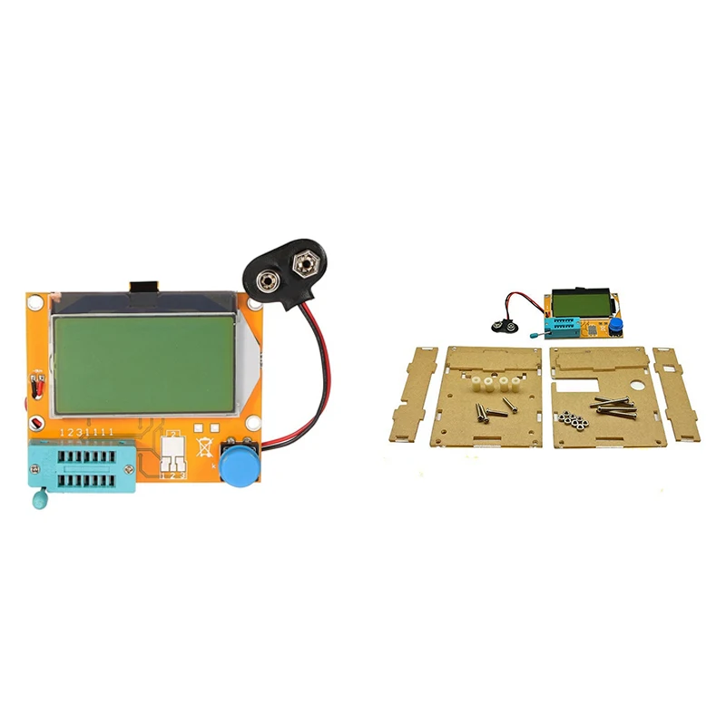 LCR-T4 ESR Meter Transistor Tester Diode Triode Capacitance SCR Inductance Multimeter Tools