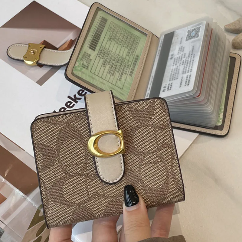 Ele Ort Damen-Brieftasche mit Aufdruck, multifunktionaler Akkordeon-Kartenhalter, Reißverschluss, Geldscheinklammer, modisches Jugend-Design – Detail 1