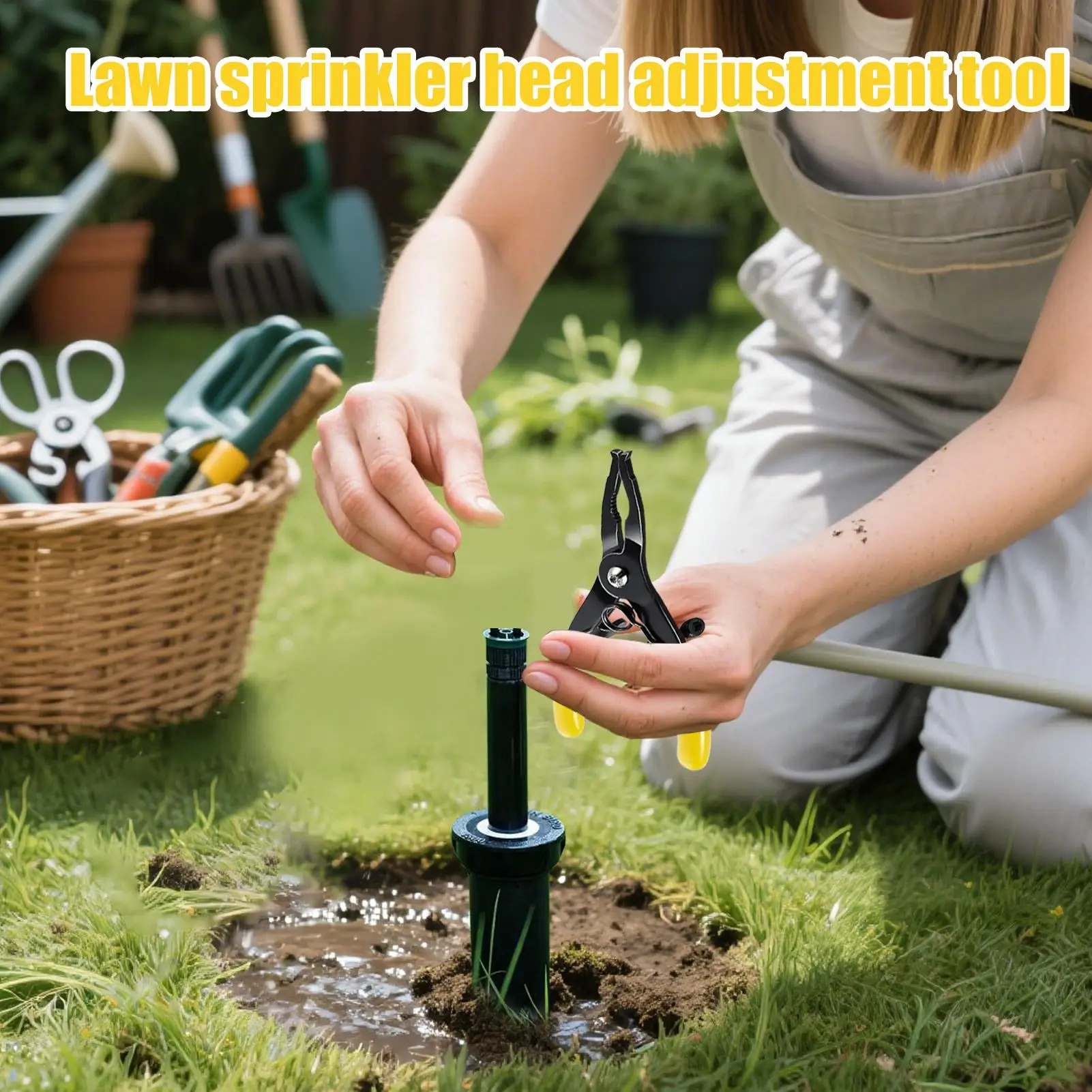 أداة ضبط الرش أداة محاذاة رأس الرش للحديقة لوازم الري الزراعية المضادة للانزلاق للزراعة #4