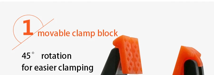 2/3/4/6/9-Zoll-Klemmen für die Holzbearbeitung, Nylon-A-Klemme, 5 Stück, Federklemme, Handwerkzeuge und Zubehör. – Detail 4