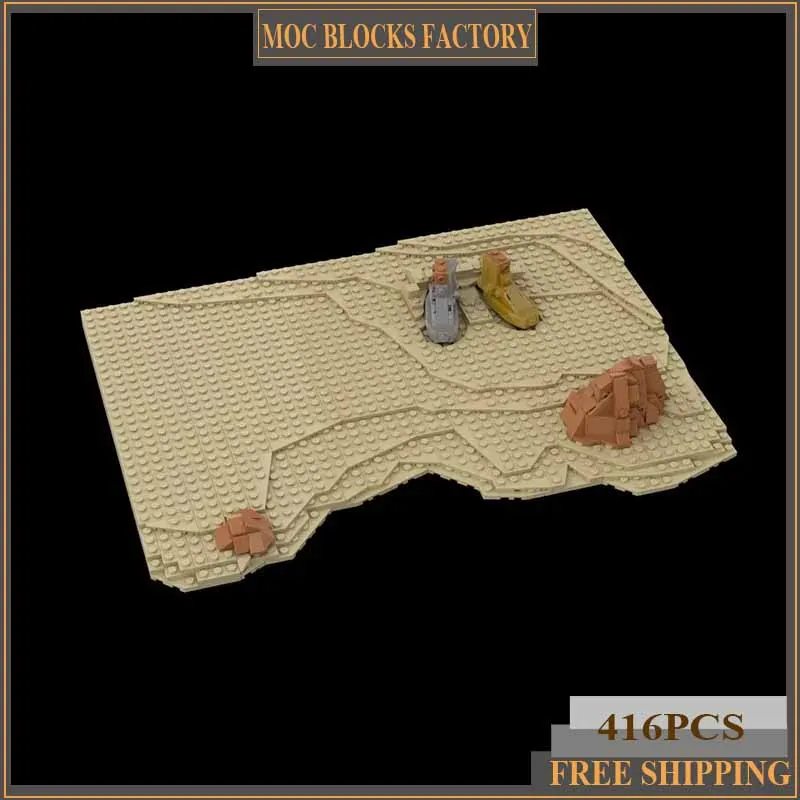 ยอดนิยมStarรุ่นMOC Building Blocks 75379 / 75398 ภาพยนตร์รุ่นDIY Assemblyอิฐของเล่นสร้างสรรค์คอลเลกชันจอแสดงผลGifits