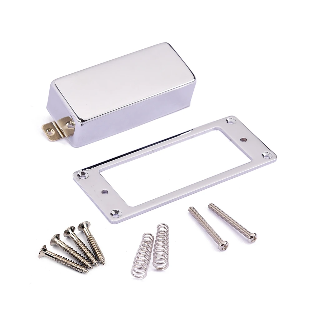 

Mini Frame Pickup Neck Bridges Humbucker Frames Cover Base Silver Guitar Pickups Cupronickel Electric Guitar Parts Replacement