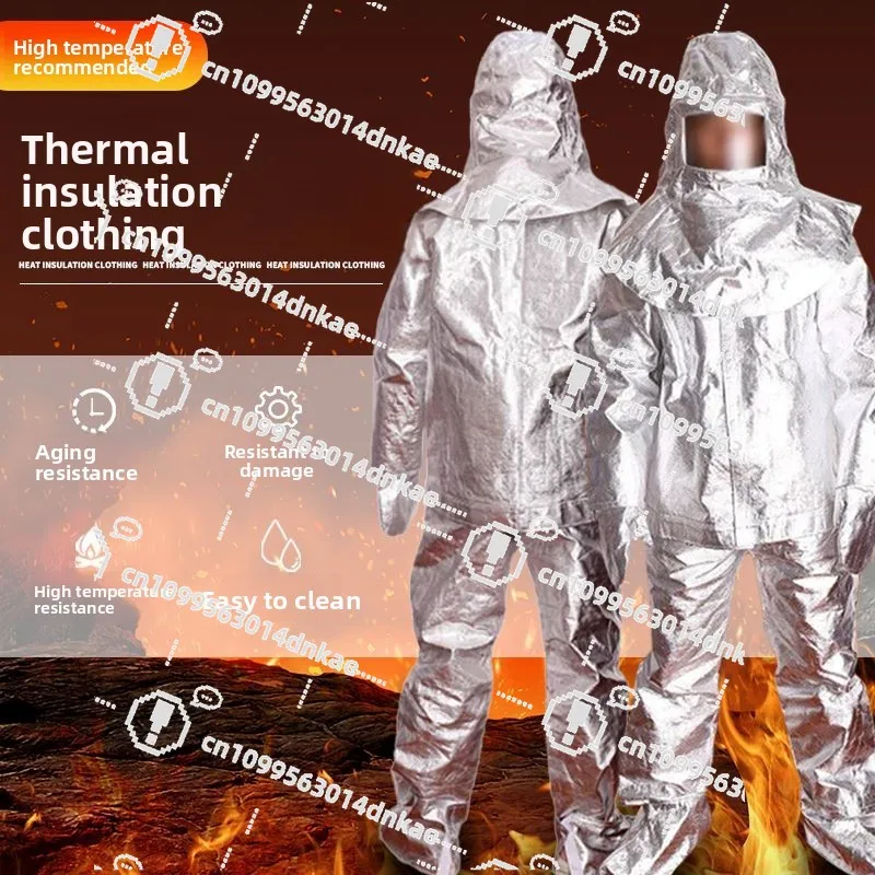 Fire Insulation Clothing 1000 Degrees Flame Retardant and High Temperature Resistant Work Clothing 500 Degrees High Quality