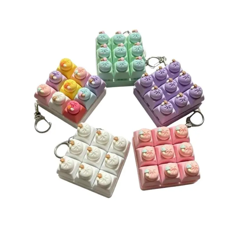 Autism Sensory 9 Key Keyboard Fidget Toy Antistress Decompression Toy for Adults Special Needs