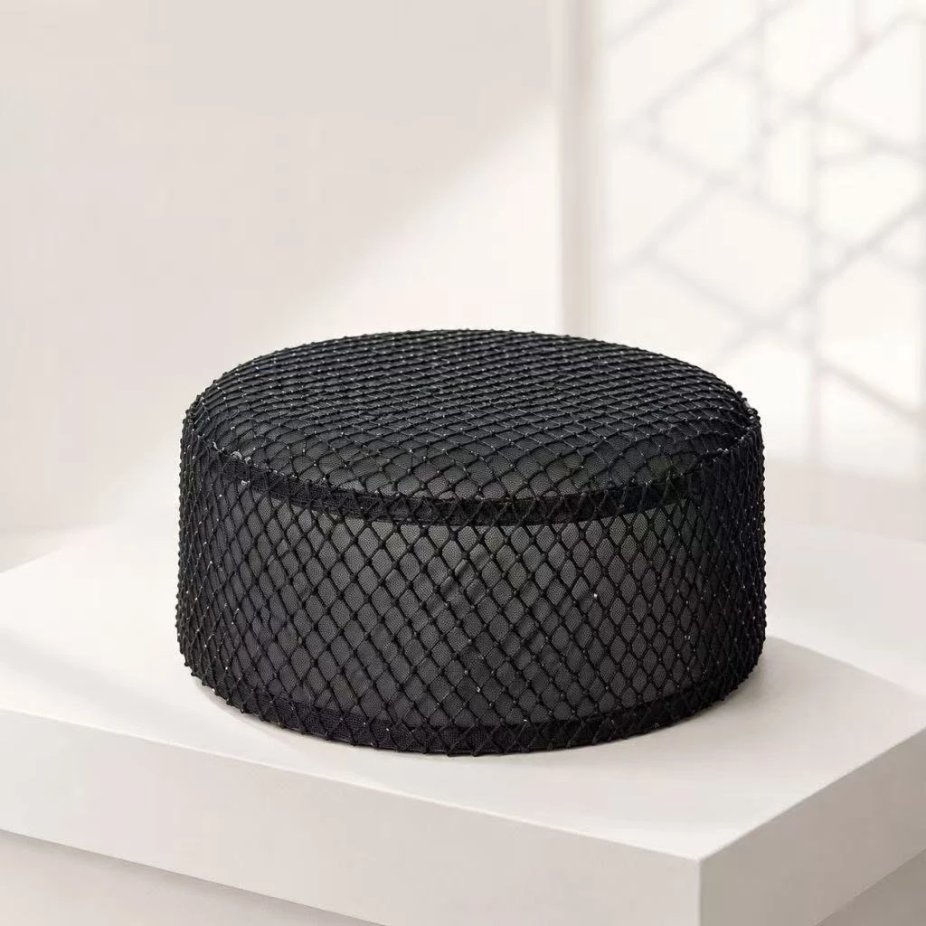 Muslim Caps For Men Clothing Prayer Hat Islamic Embroidery Kufi Tax Products Kippa Turkish Modern Polyester Mesh Summer 03701