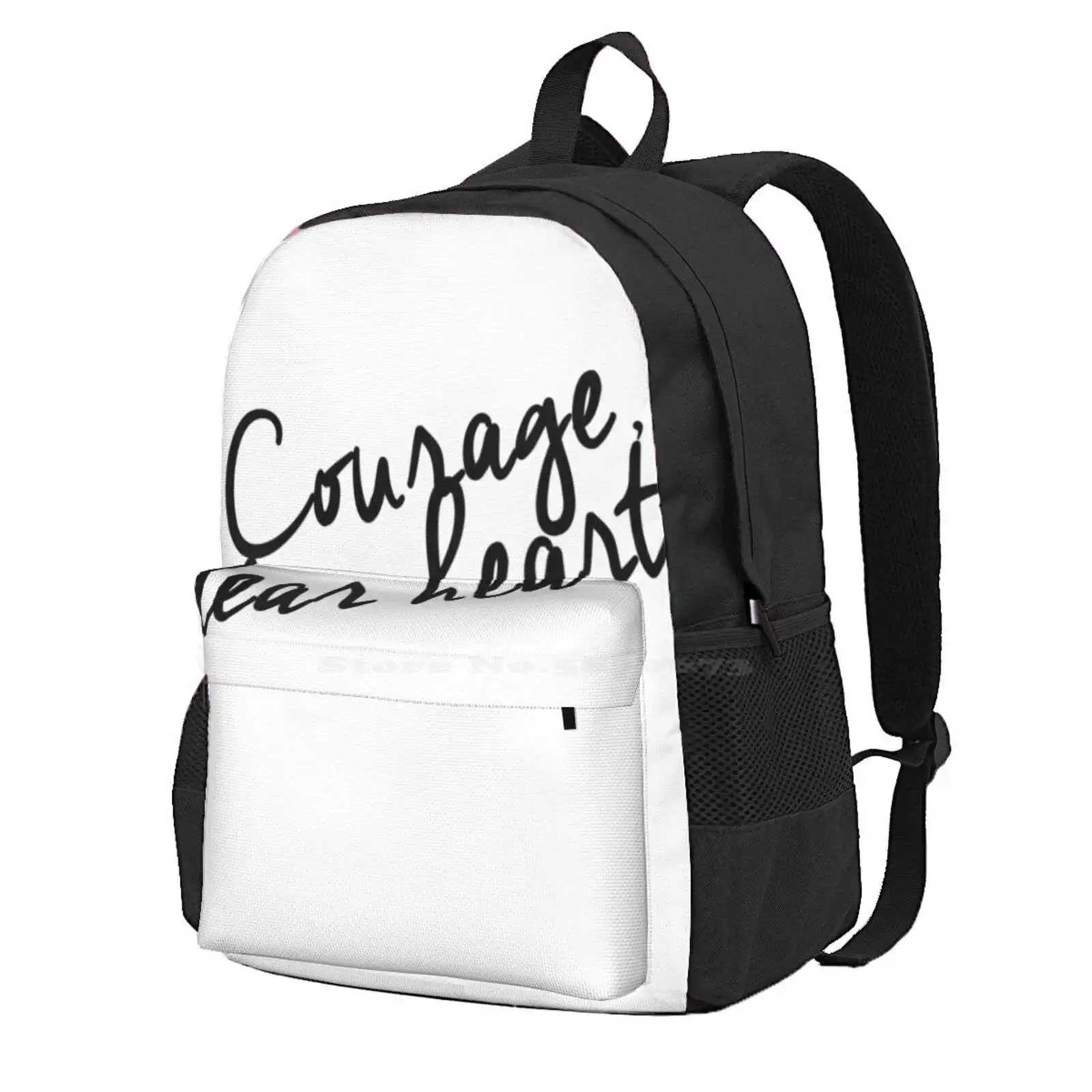 C.S. Lewis Quote The Chronicles Of Narnia Courage Dear Heart Hot Sale Schoolbag Backpack Fashion Bags The Of The Dawn Treader C