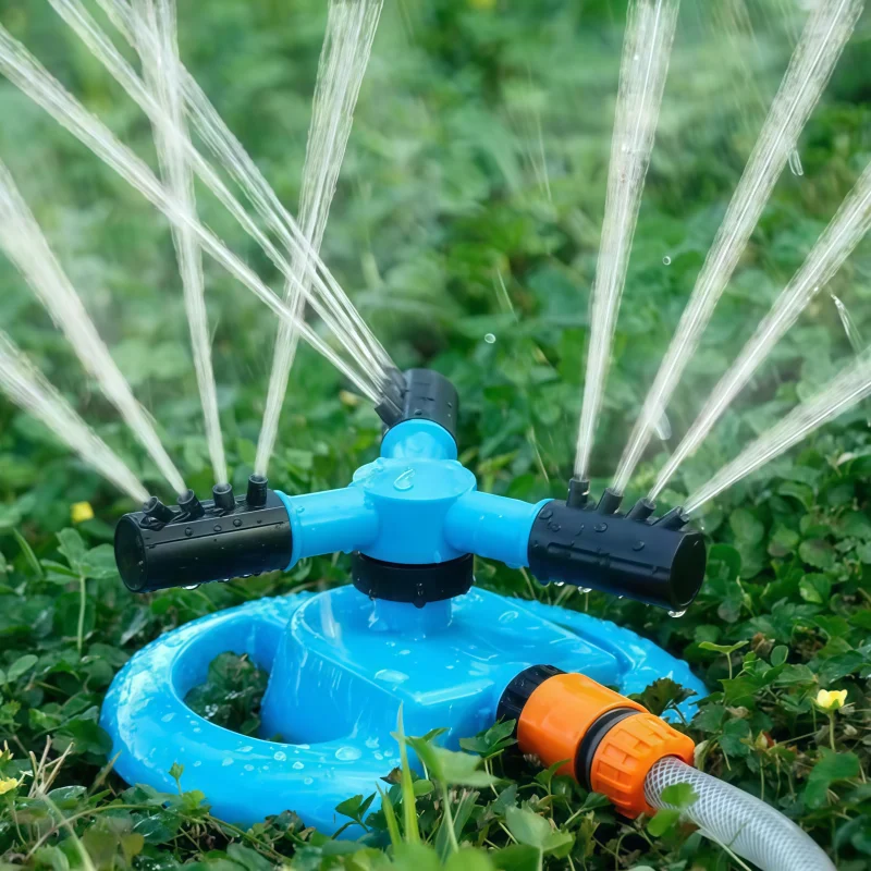 

360 Degree Garden Sprinkler Automatic Rotating Watering Device for Landscaping Lawn Agricultural Irrigation Rotating Head