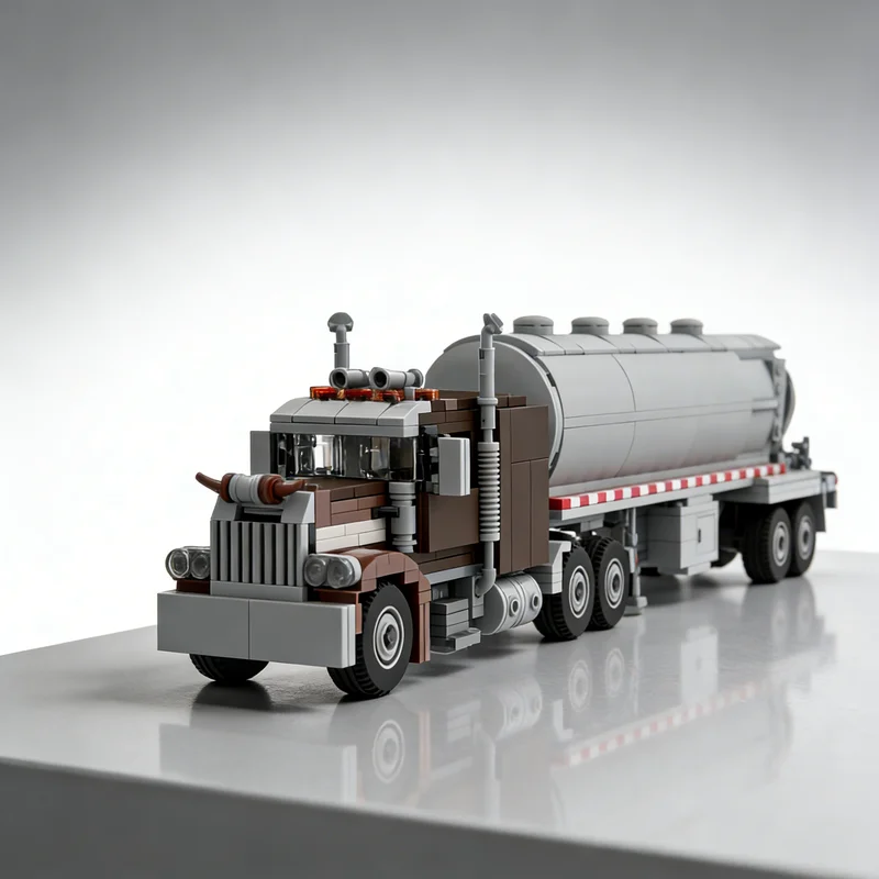 446 Piezas MOC Old Smokey Hot Wheels Acceleracers City Champions, Bloques de Construcción de Modelos, Regalo DIY, Decoración Coleccionable Creativa