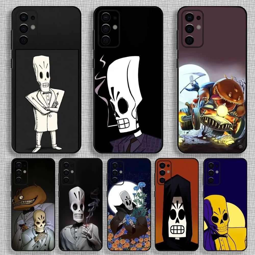 G-Grim Fandango Game Phone Case For Samsung S24,S21,S22,S23,S30,Ultra,S20,Plus,Fe,Lite,Note,10,9,5G Black Soft Cover