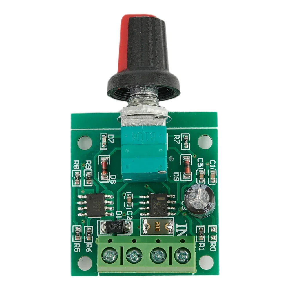 1.8V-12V PWM Speed Controller DC Motor Speed Controller Module Speed Controller Potentiometer Knob Switch Kit Adjustable Module