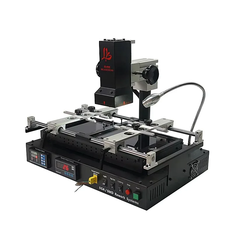 2 Zones IR8500 BGA Rework Repairing Solder Station IR Heating for Game Boards Computer Motherboards Use 220V 2050W Power