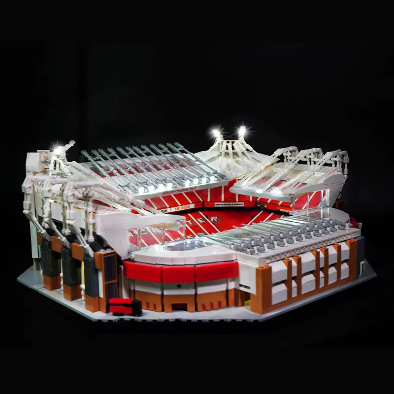 Football Field Stadium 3898PCS Old Trafford Manchester Building Blocks Bricks Christmas Birthday Toy Gift Compatible 10272