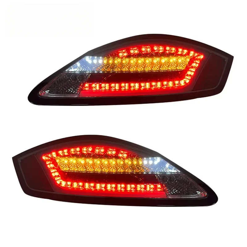 Auto Parts for Porsche Cayman 987 Tail Light 2004-2008 LED Taillight DRL Brake Reverse Car Accessories Daytime Running Lamps