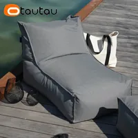 OTAUTAU Outdoor Oxford Bean Bag Cover Swim Pool Float Lounger Beach Club Pouf SF505【No Filler!You Need To Fill It By Yourself!】