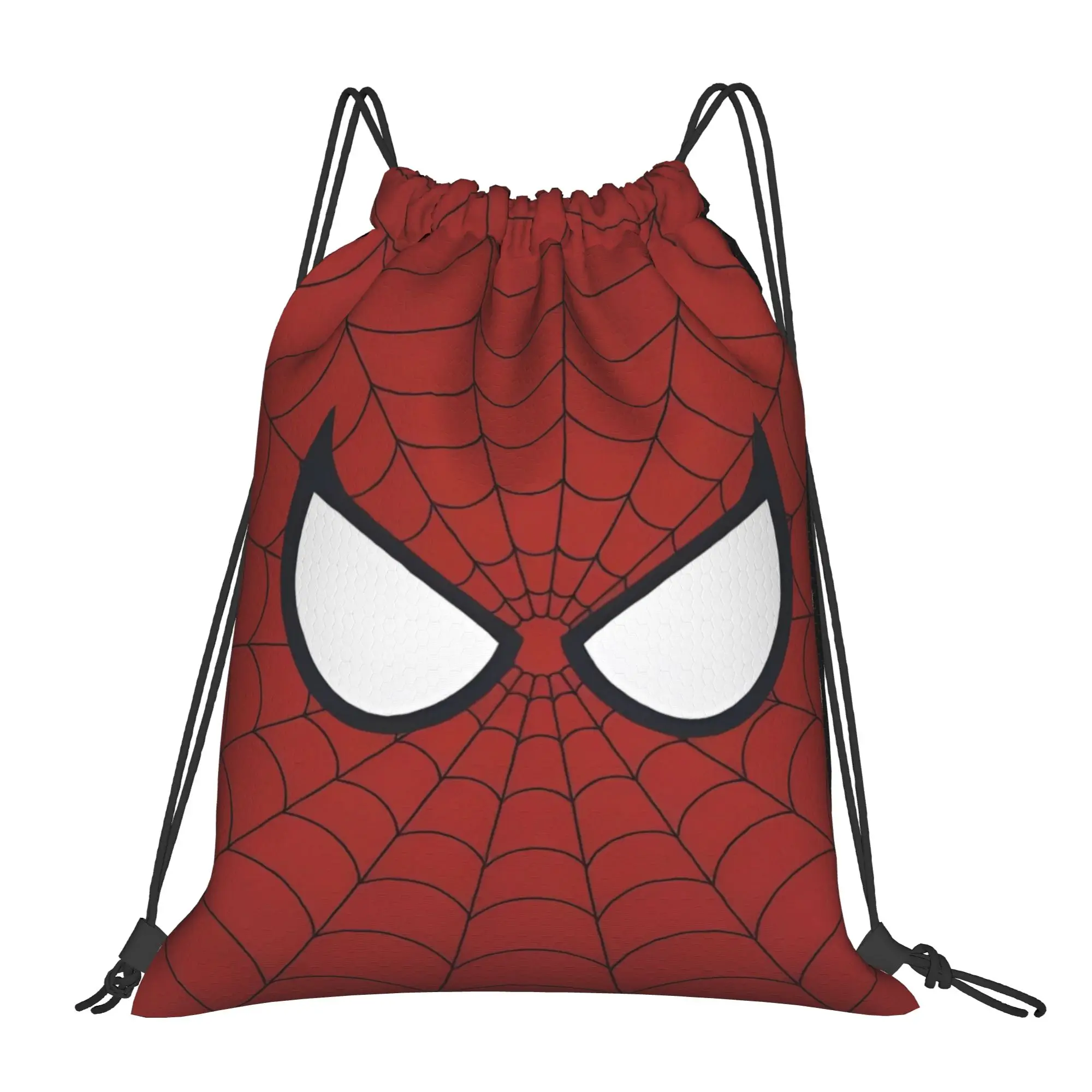 S-Spiders Heroes Backpack  Foldable Men Sports Custom Sackpack String Bags