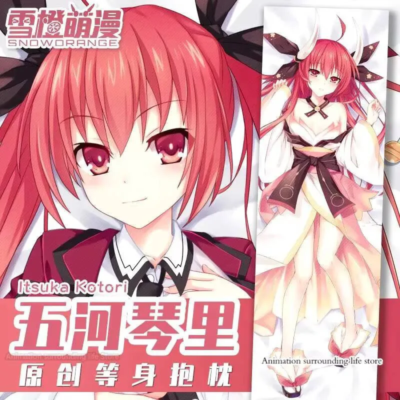 

DATE A LIVE Dakimakura Kotori Itsuka Anime Pillowcase Bedding Pillow Customize Hugging Otaku Body Pillow Case nime