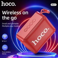 HOCO BS51 Sports Bluetooth Mini Speakers Outdoor high sounds home Bass Stereo Audio Music Player Support FM TF card U disk TWS
