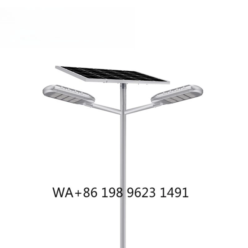 100W All in Two Integrated Solar Street Light IP65 Waterproof Outdoor Garden Solar Powered Lamp