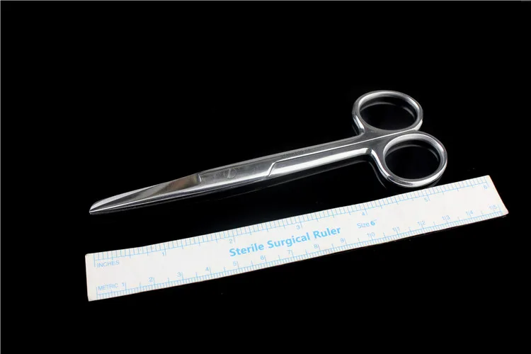 

Stainless steel medical tissue surgical scissors Nurse scissors Outdoor scissors straight pointed garden head nursing accessorie