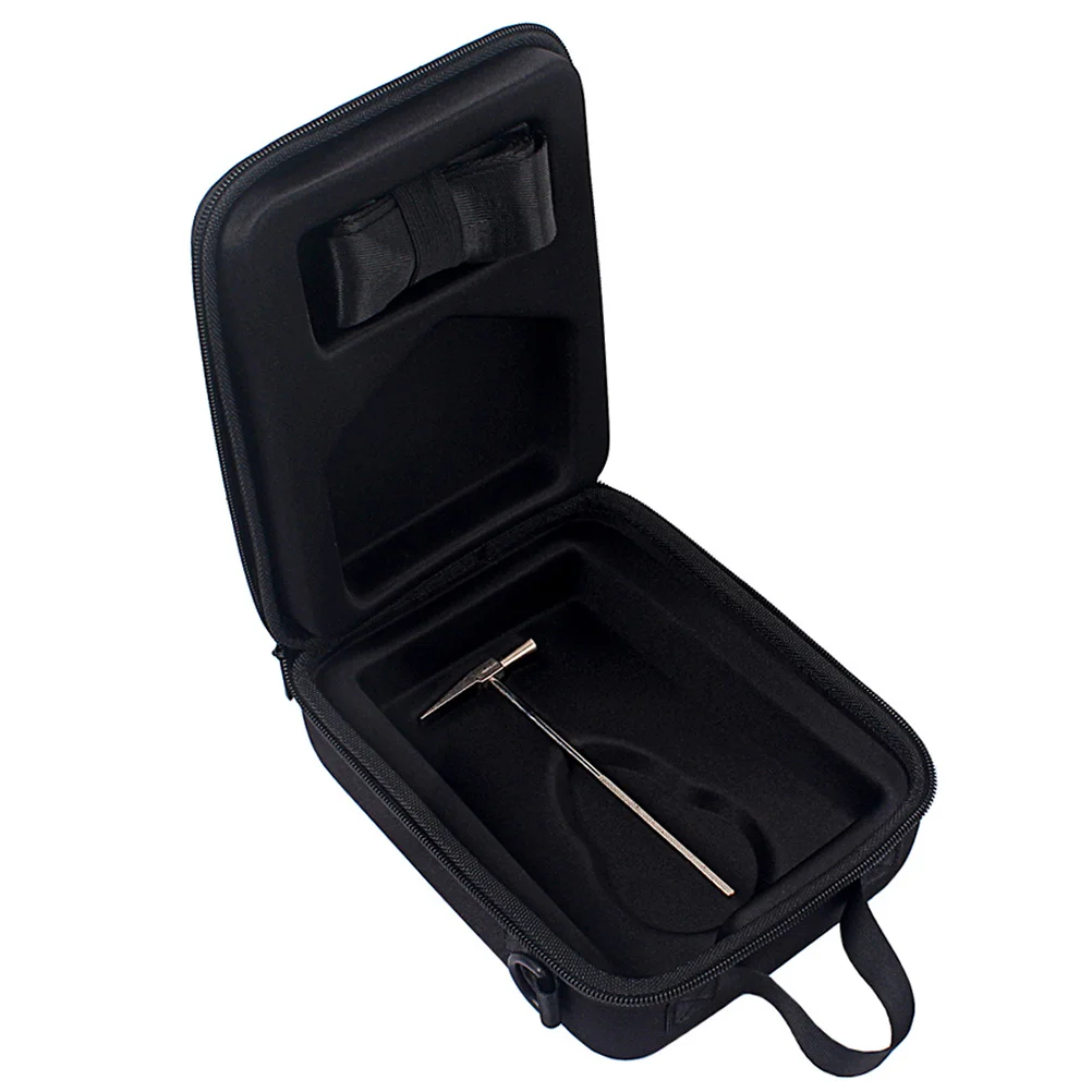 

Thumb Piano Storage Bag Black with Handle and Adjustable Buckle Kalimba Carry Case Protective Mbira Shoulder Bag for Training