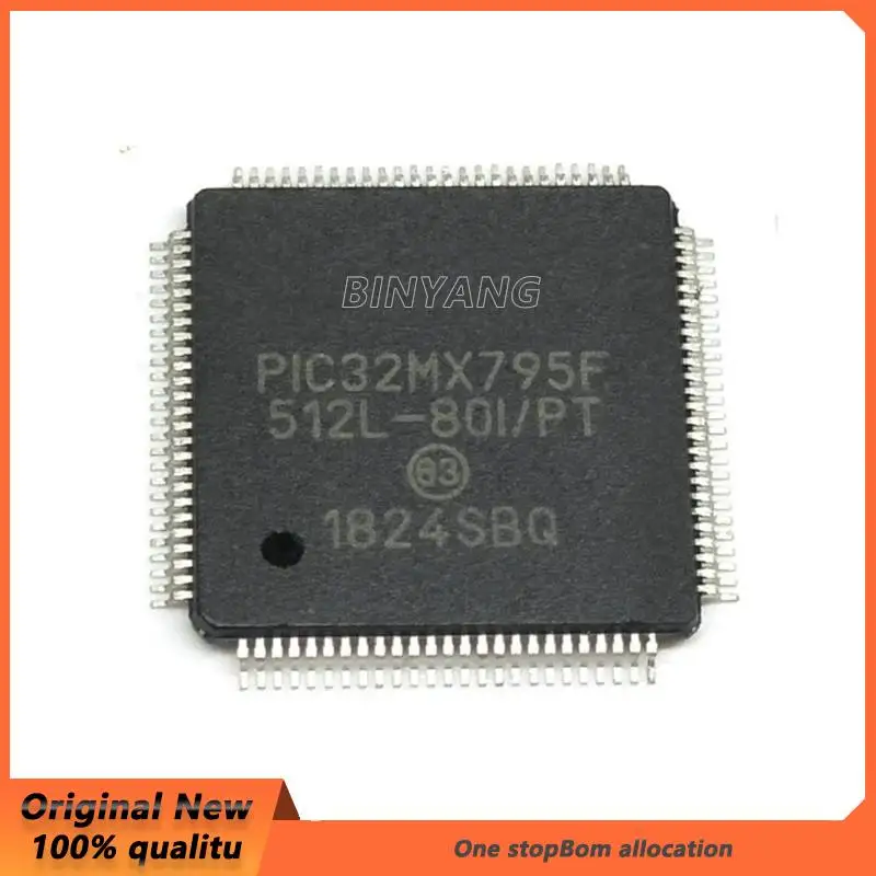 1pcs/lots  PIC32MX795F512 PIC32MX795F512L-80I/PT PIC32MX795F512L QFP-100