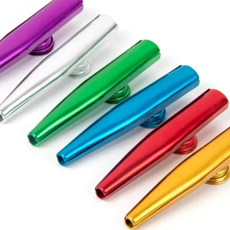 Metal Kazoos Lightweight Kazoo Flute Lightweight Harmonica Mouth Flute For Guitar Instrument Ukulele Lovers Instrument