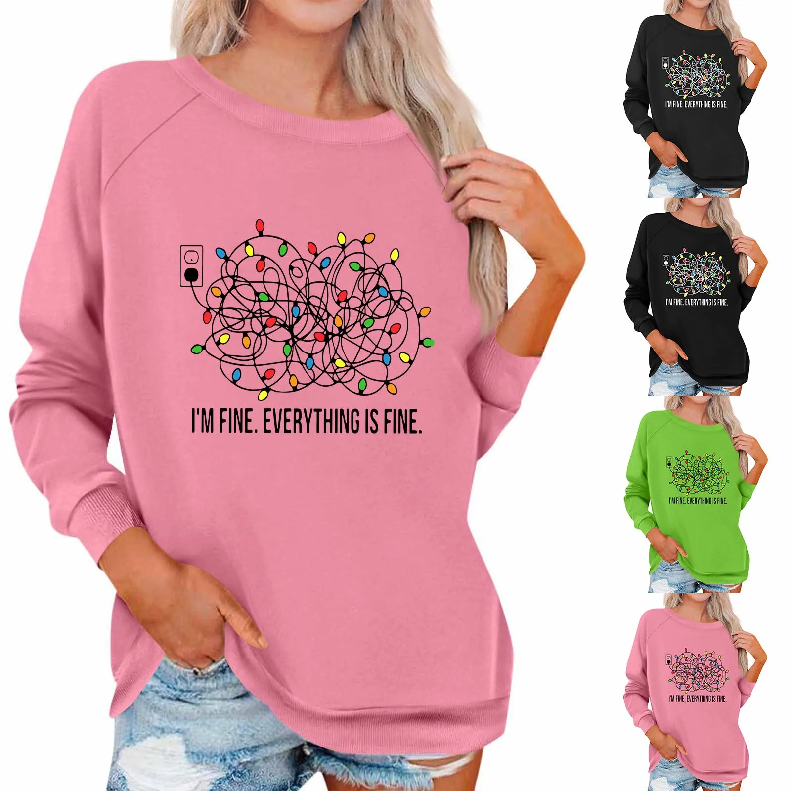 Sudadera Con Capucha de manga larga para Mujer, Ropa informal de moda, Color sólido, Ropa En promoción