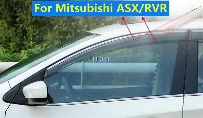 

Suitable For Mitsubishi ASX/RVR (Outlander Sport) 2013-2020 Car Styling Window Sun Rain Guard BoardWindow Deflectors Accessories