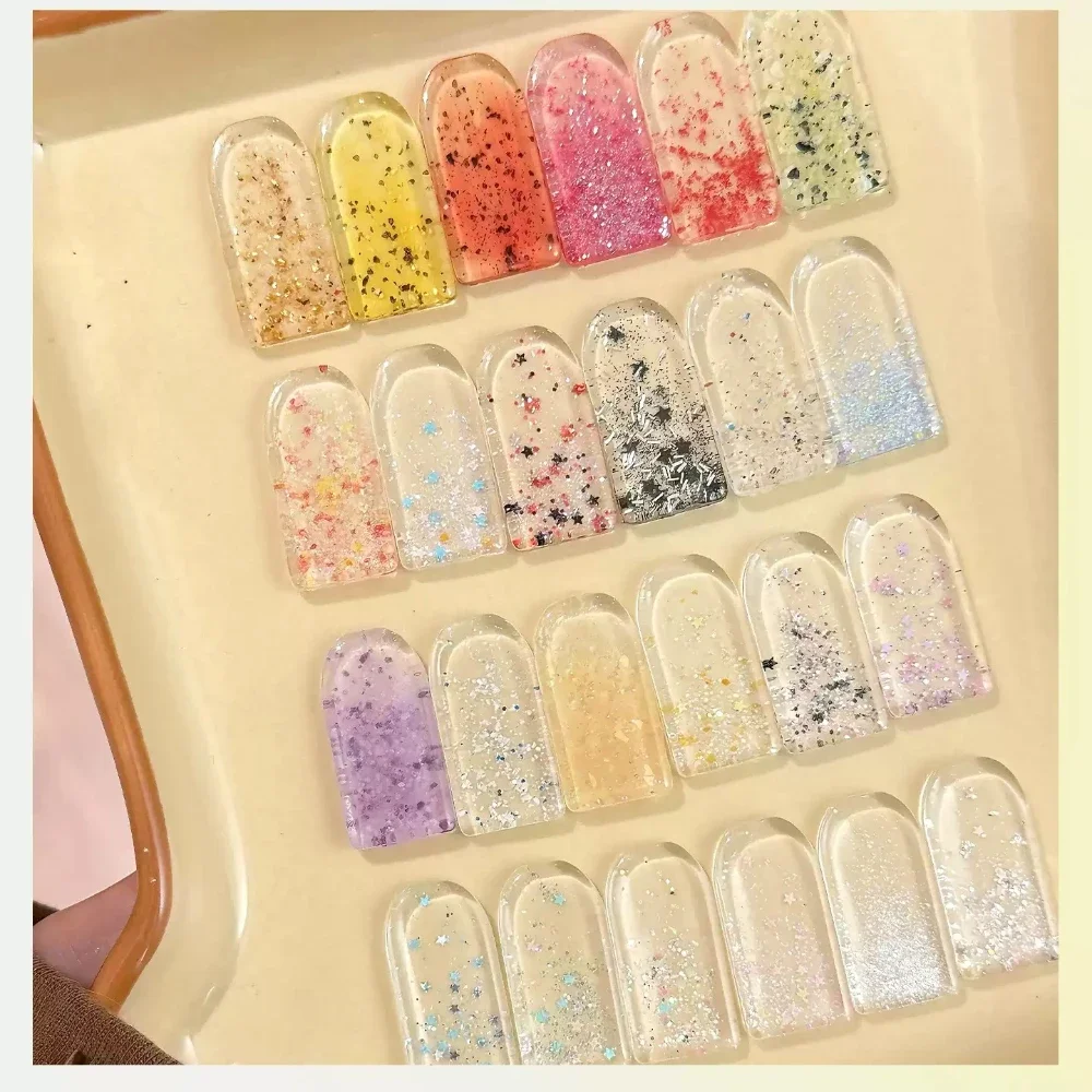 24Colors Pat Painting Gel Nail Polish Blooming Transfer Design UV LED Soak Off Gel Varnish Gradient Pat Gel Nail Art Materials