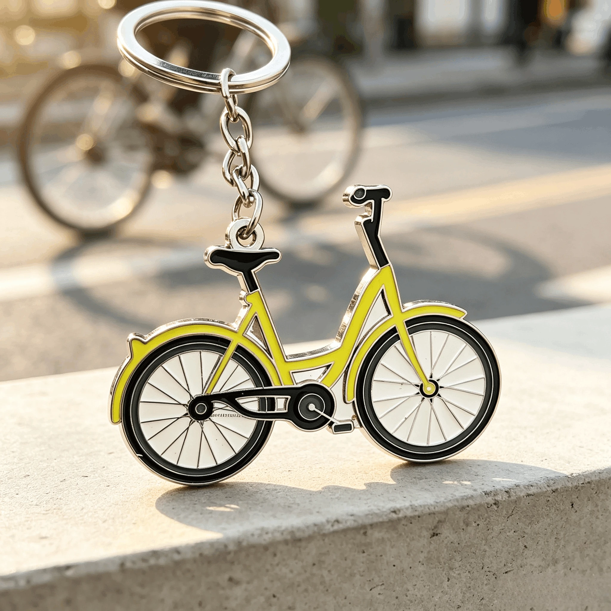 Mountain Bicycle Pendants Keychain Bicycle trainer Keychain Cycling Gift, Great trainer Gift, Cyclist trainer Gifts