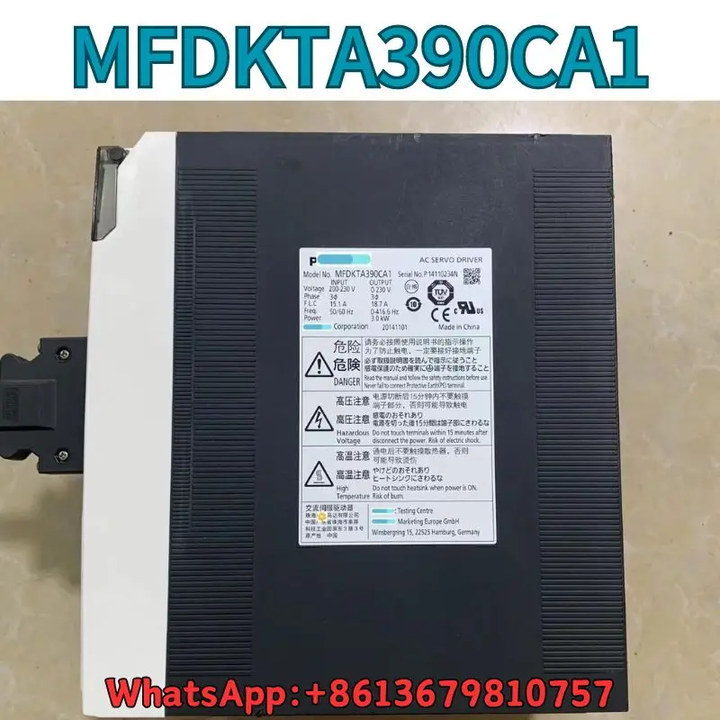 Used MFDKTA390CA1 3KW driver test OK Fast Shipping