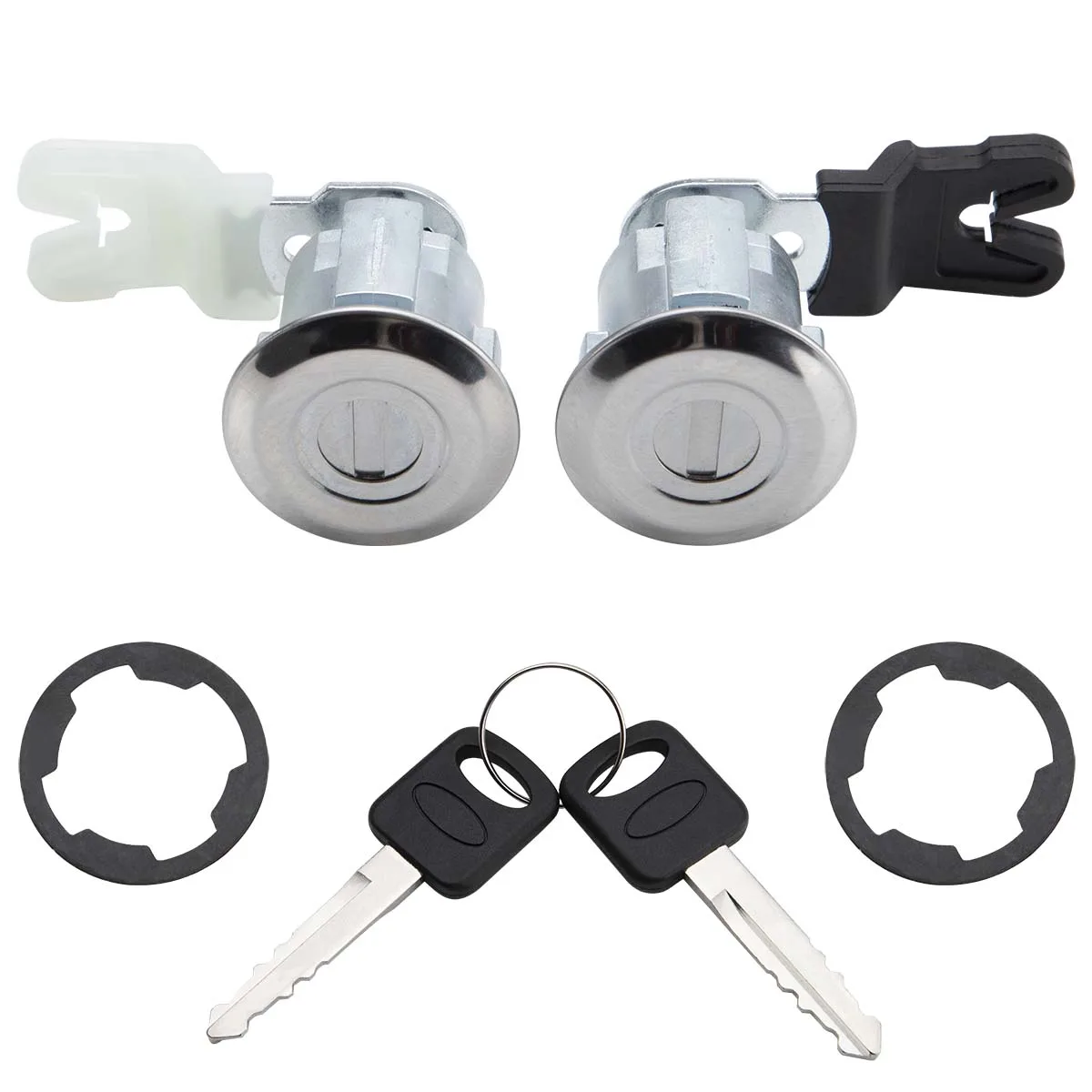 

XL2Z7821990AC 2 PCS For Ford Econoline Van F150 F250 Super Duty Truck Door Lock Cylinder & Keys High Quality