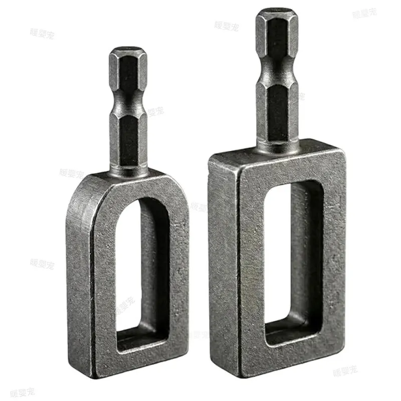 9 & 11 Fence Wire Tying Electric Drill Wire Twister Tool Drill Chuck Chain Link Fence Twister for Electric Drill Twisting Sleeve