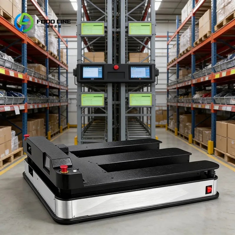 Customized Lithium Battery 1200kg Stealth Forklift AGV Robot with Autonomous Positioning for Factory