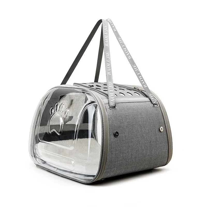 Portable Cat Backpack, Multi-functional Transparent Capsule, Pet Travel Bag, Large Capacity, Breathable, Backpack